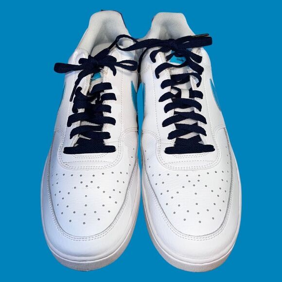 Nike Leather Court Vision Low NBA Sneakers Size 14 - Picture 2 of 9